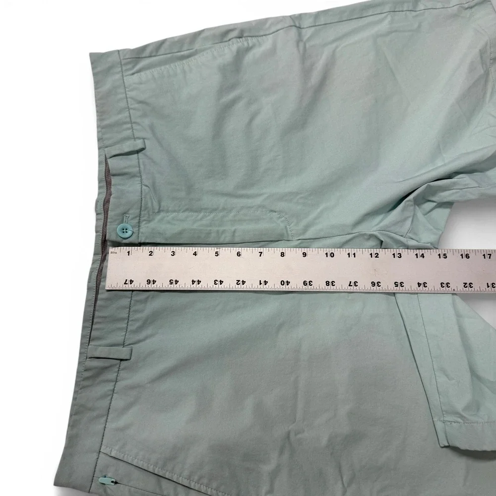 Vineyard Vines Mens On-The-Go Shorts 40 Seafoam Green Stretch Performance‎ Chino